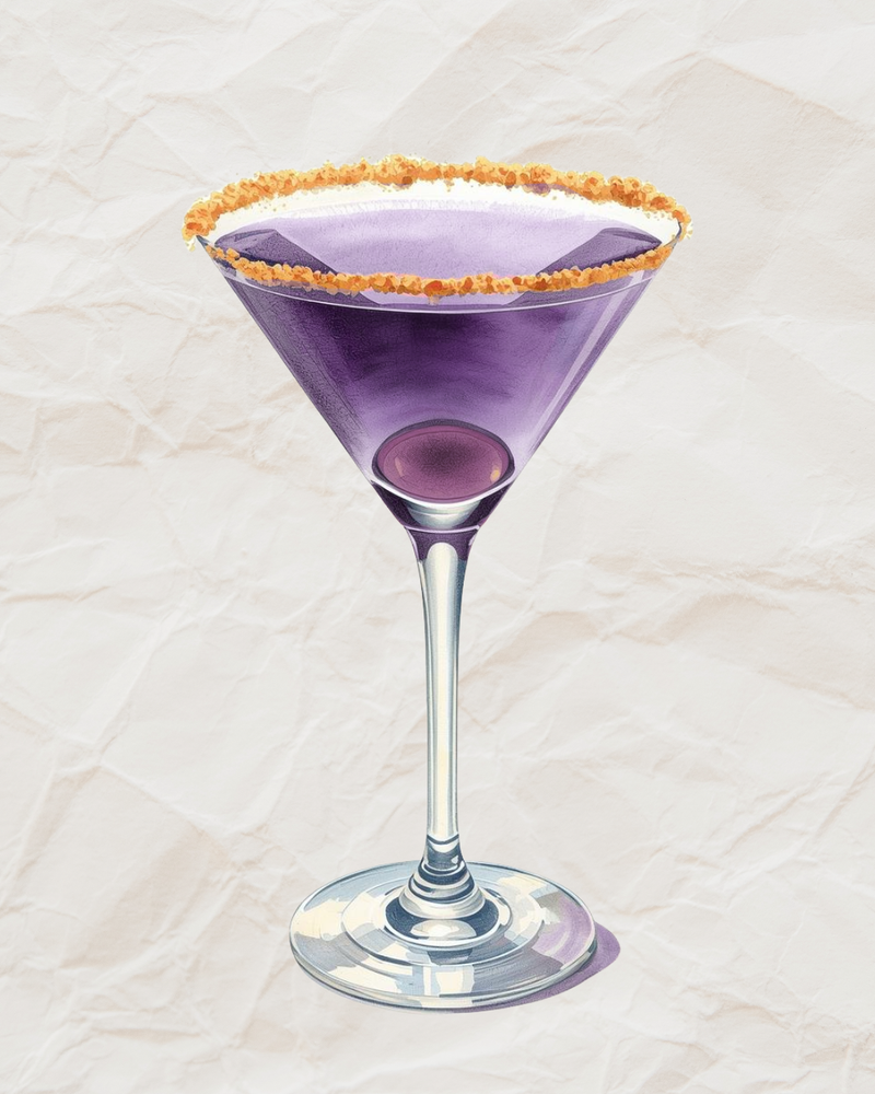 Blueberry Pie-tini