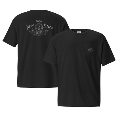 Fuego Blanco Pocket T-Shirt (Unisex)