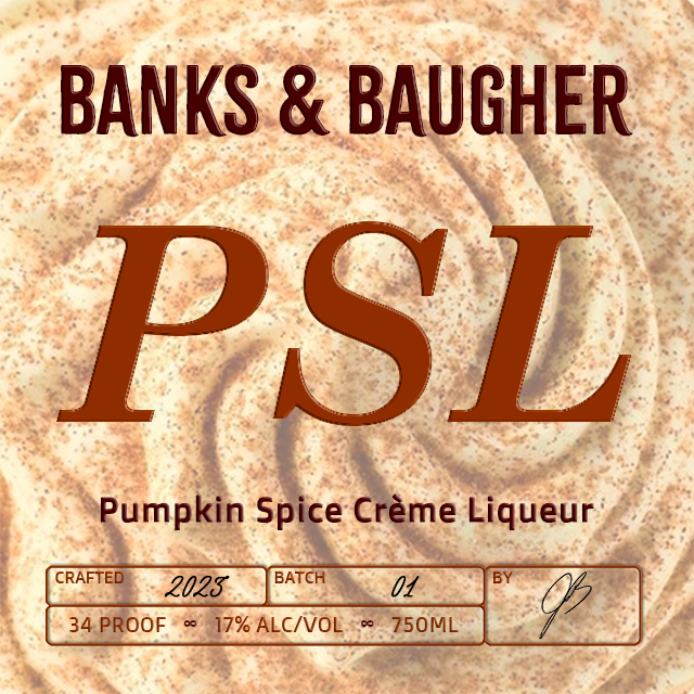 Pumpkin Spice Crème Liqueur