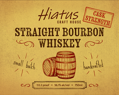 Straight Bourbon Whiskey - CASK STRENGTH