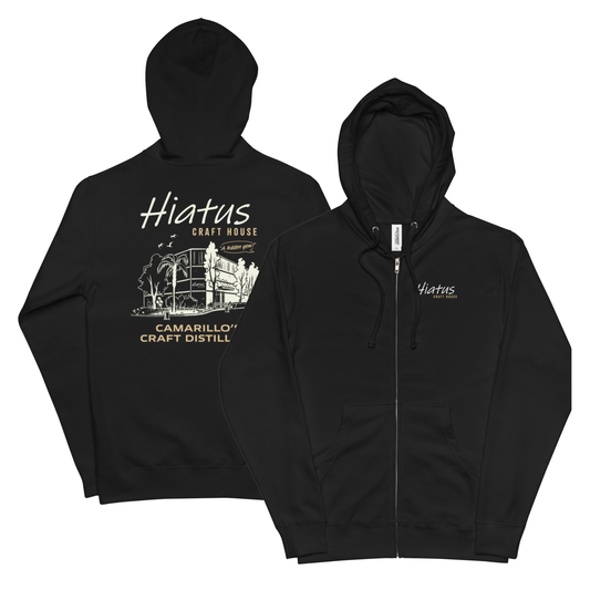 Camarillo's Craft Disilltery Fleece Zip Up Hoodie (Unisex)